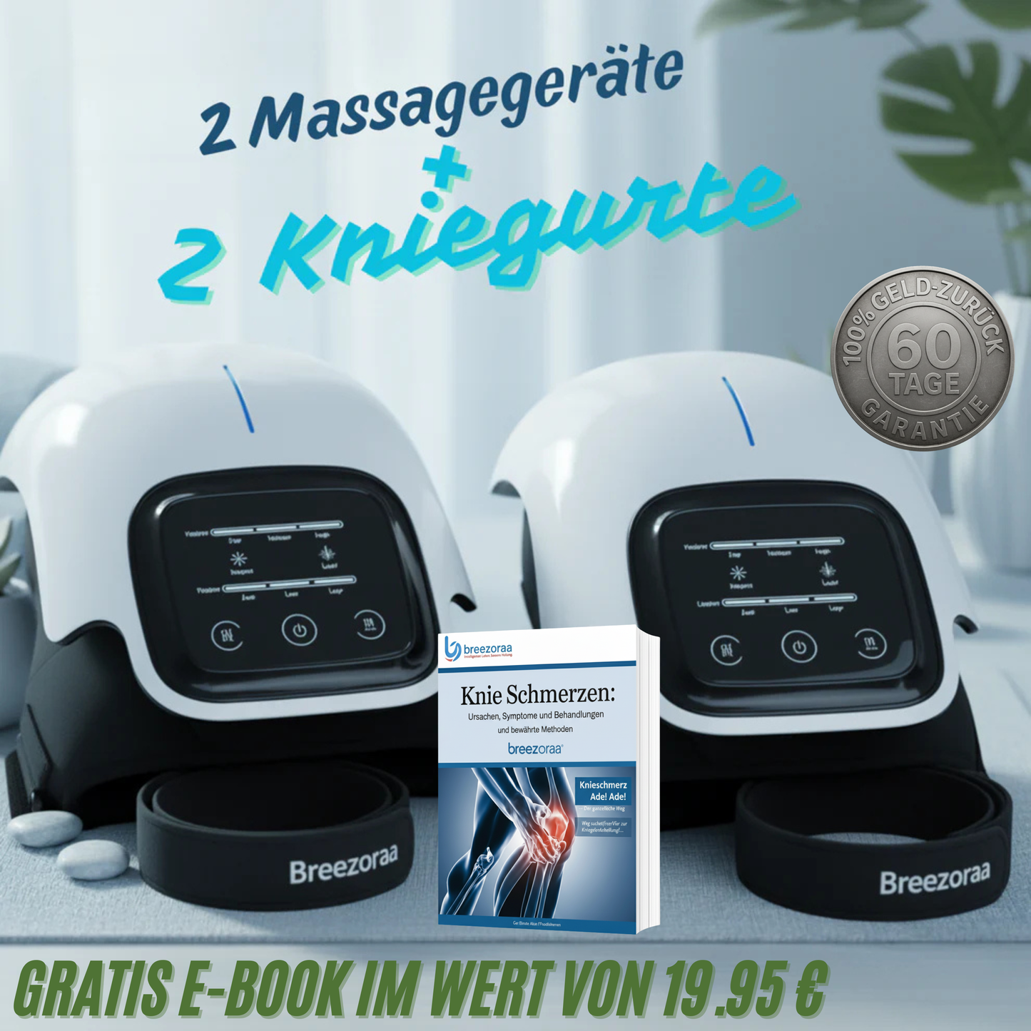 Intelligentes Knie-Massagegerät