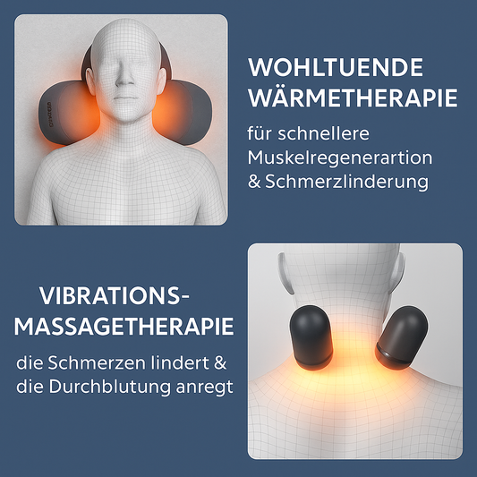 3-in-1- Nackenmassagekissen