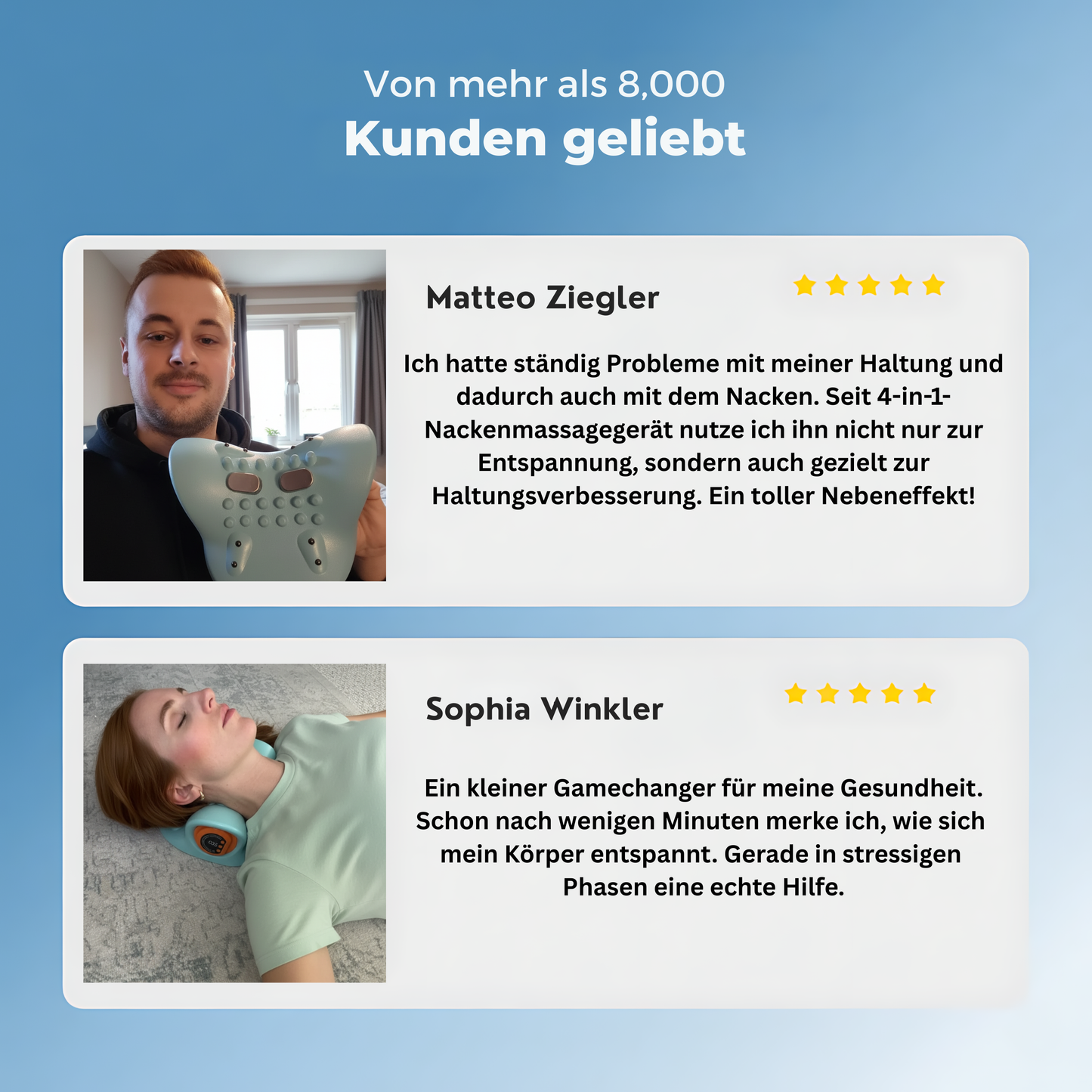 4-in-1 Nackenmassagegerät