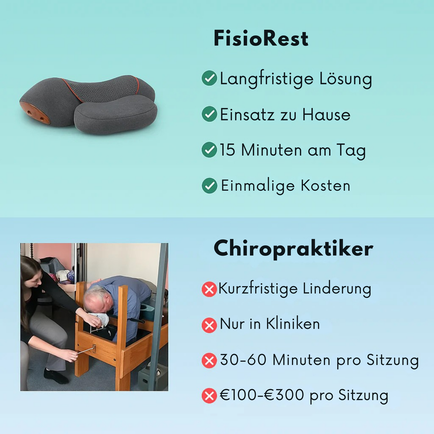 3-in-1- Nackenmassagekissen