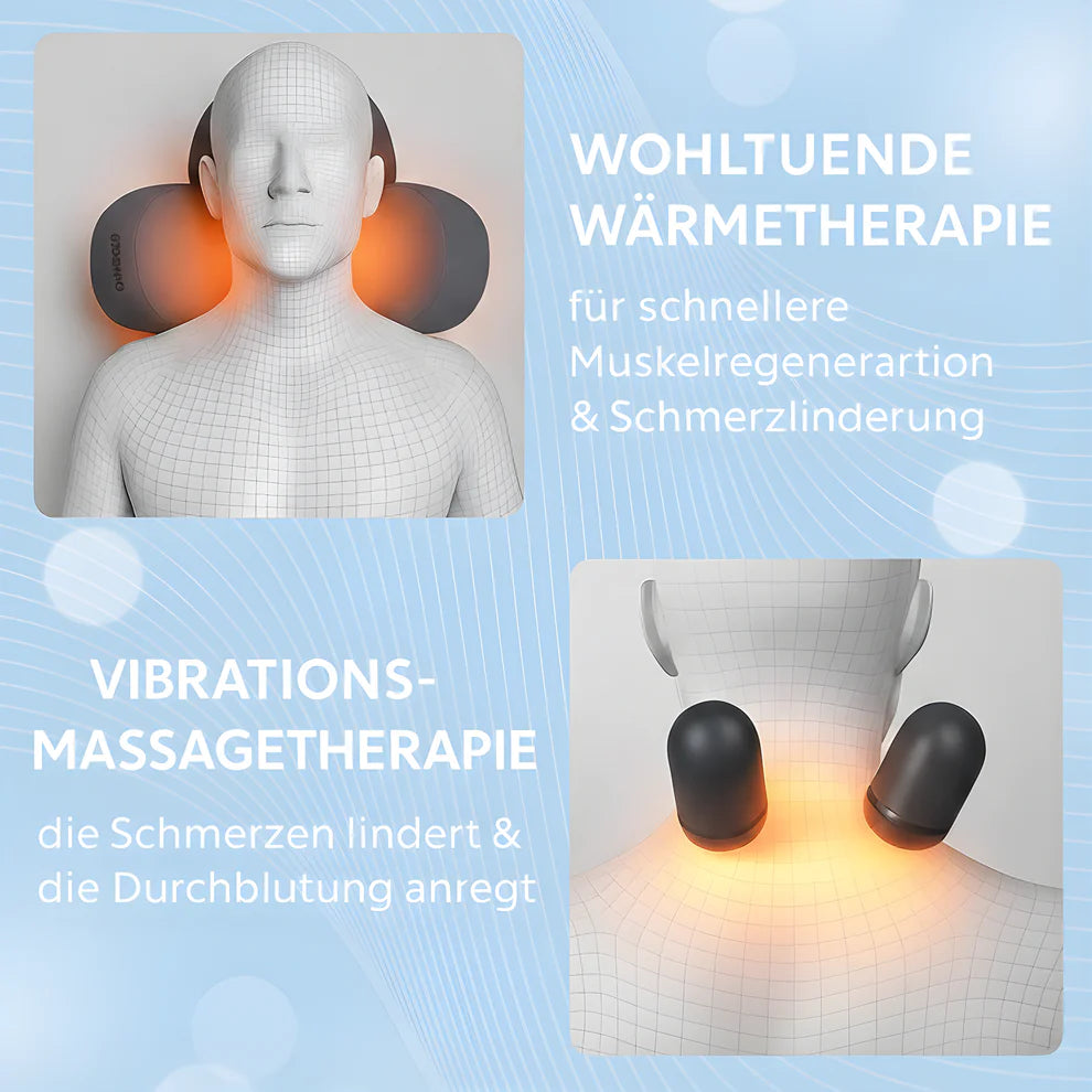 3-in-1-Nackenmassagekissen