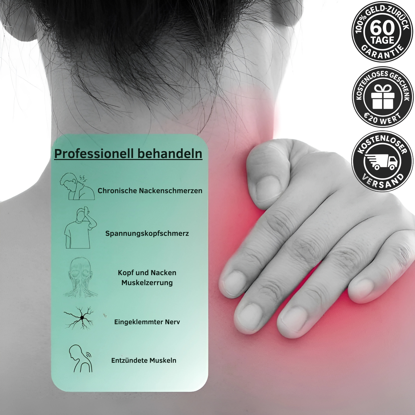 4-in-1 Nackenmassagegerät