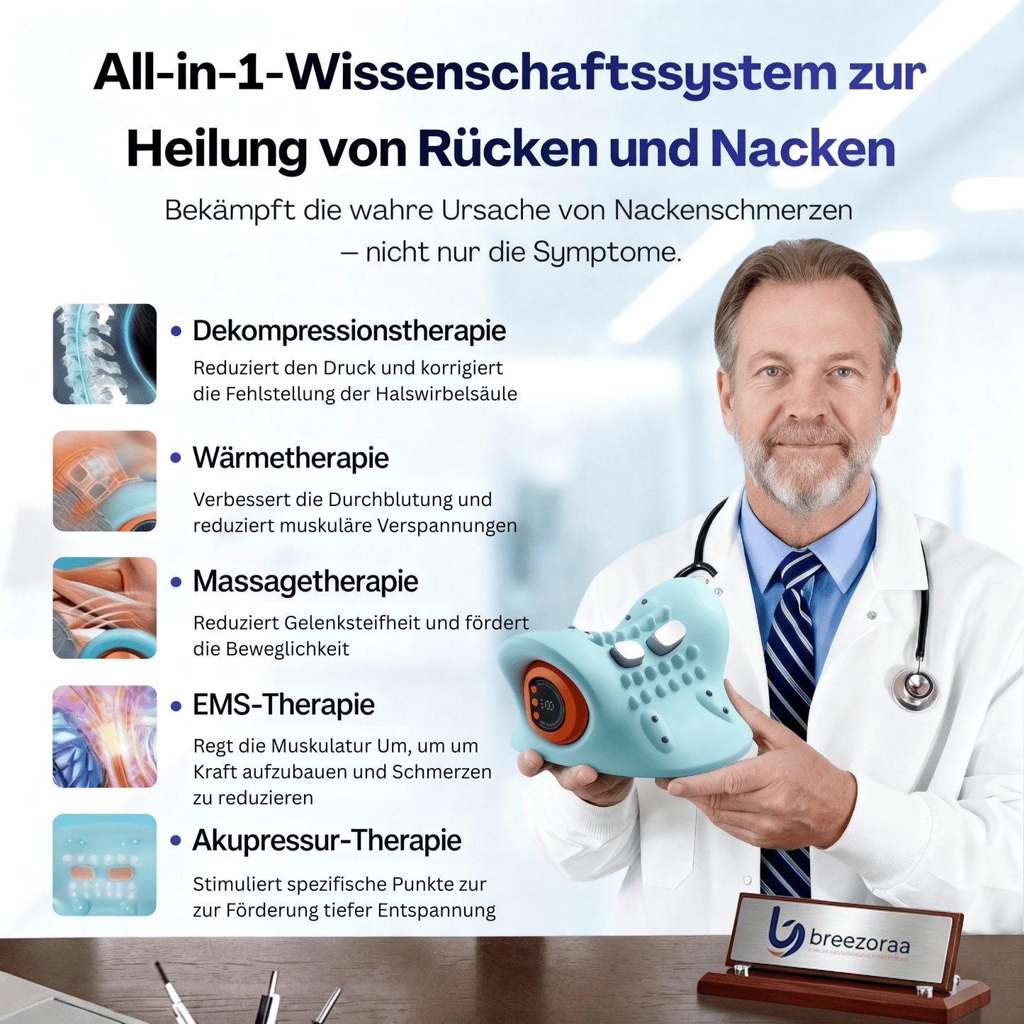 4-in-1 Nackenmassagegerät