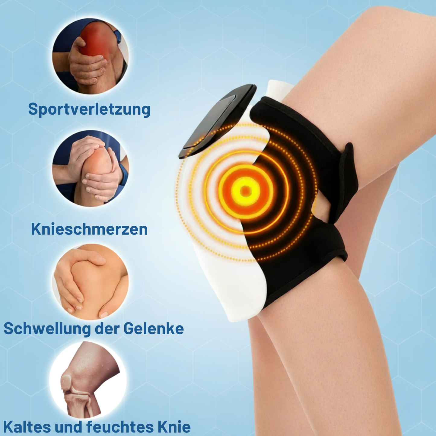 Intelligentes Knie-Massagegerät