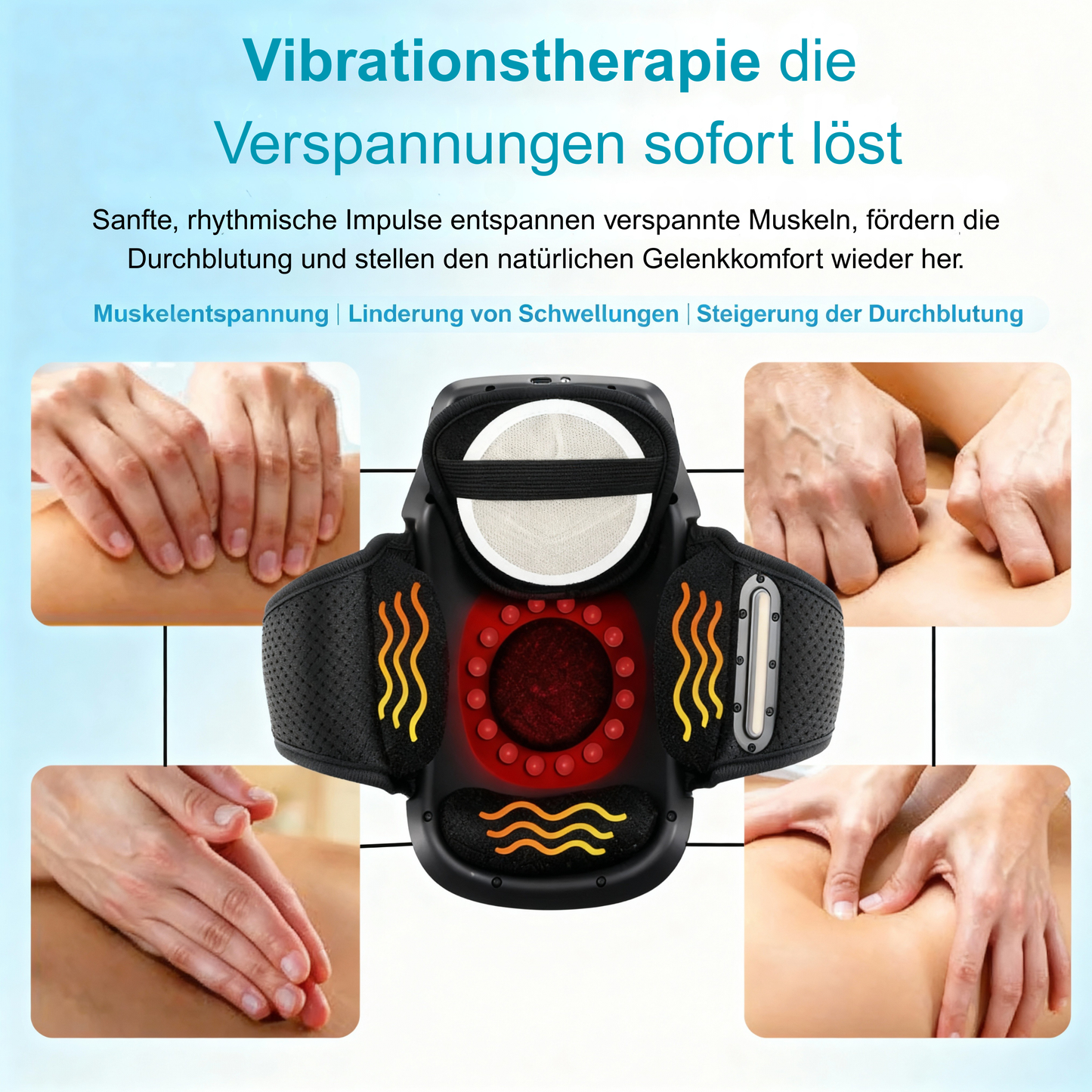 Intelligentes Knie-Massagegerät