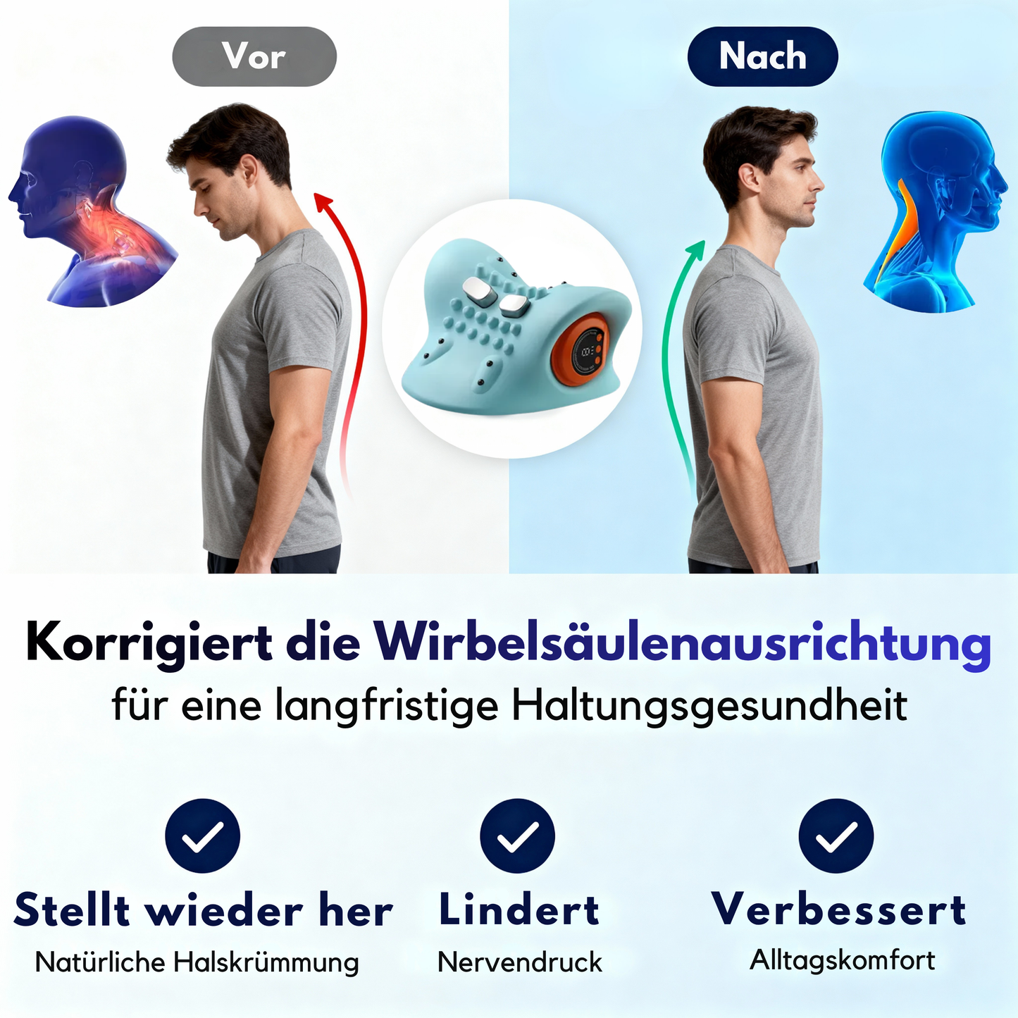 4-in-1 Nackenmassagegerät