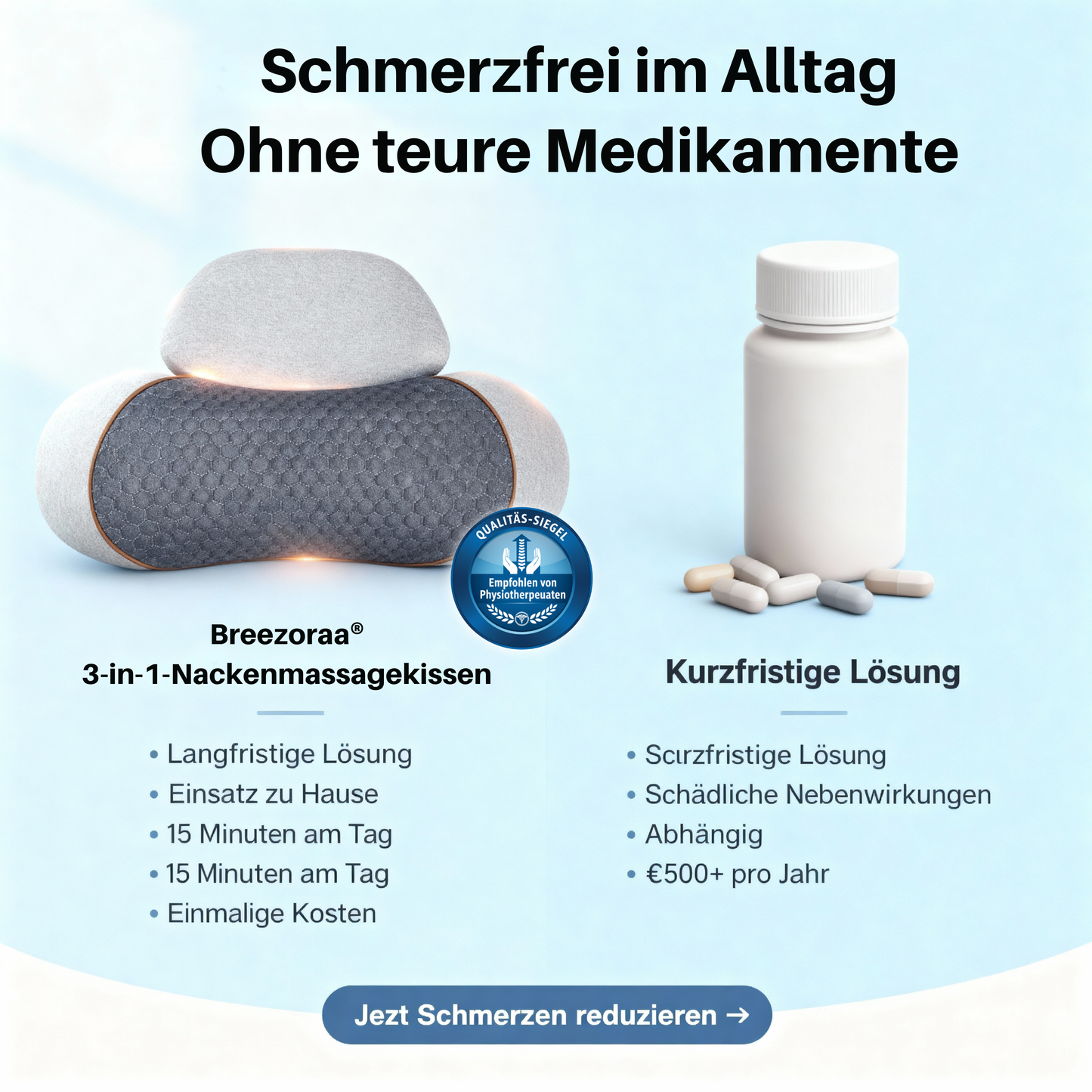 3-in-1-Nackenmassagekissen