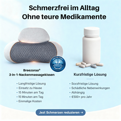 3-in-1-Nackenmassagekissen