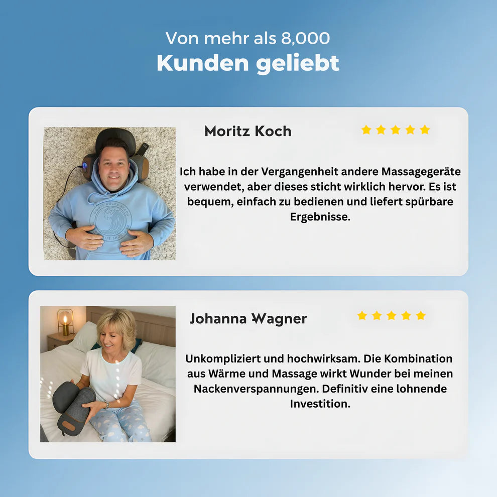 3-in-1-Nackenmassagekissen