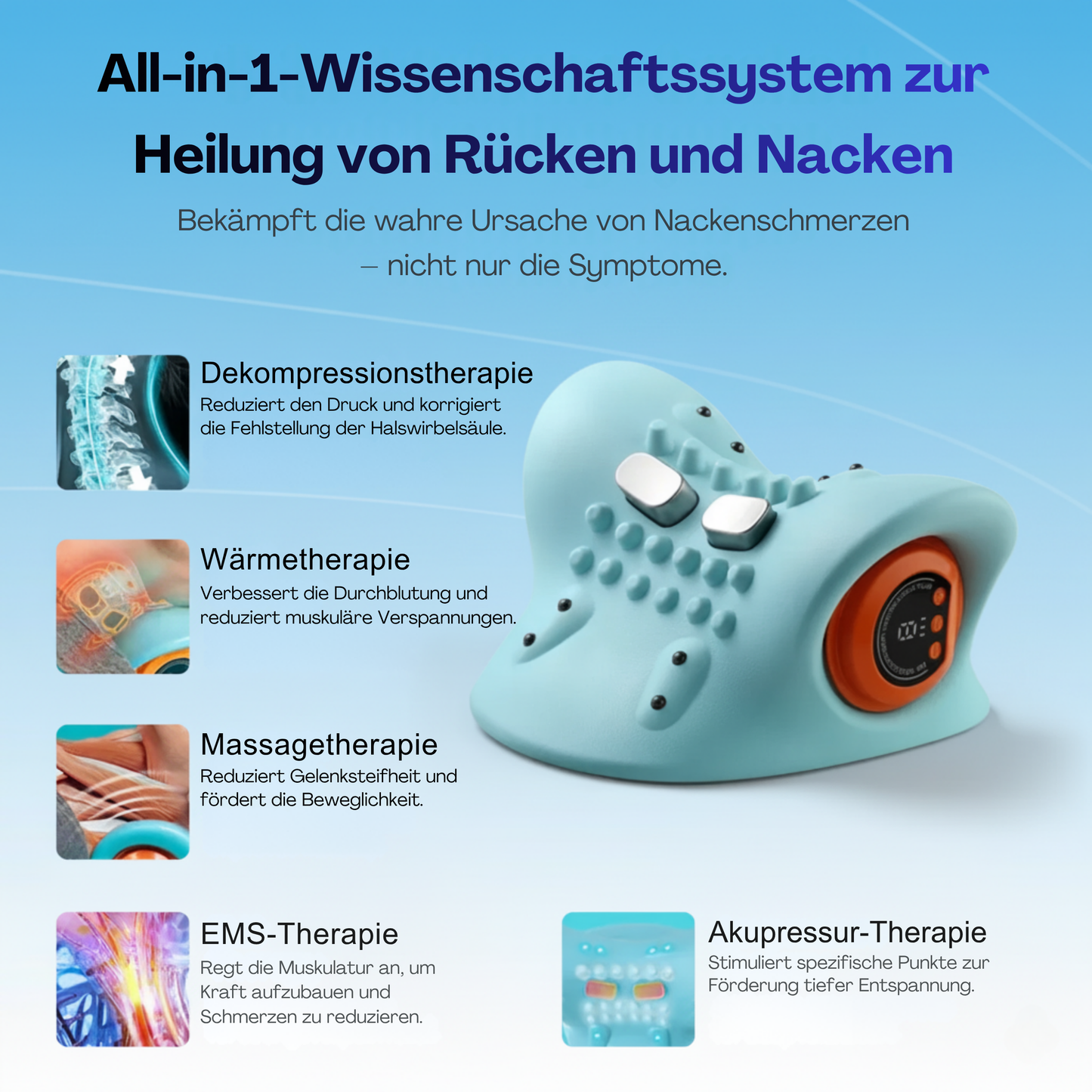 4-in-1 Nackenmassagegerät